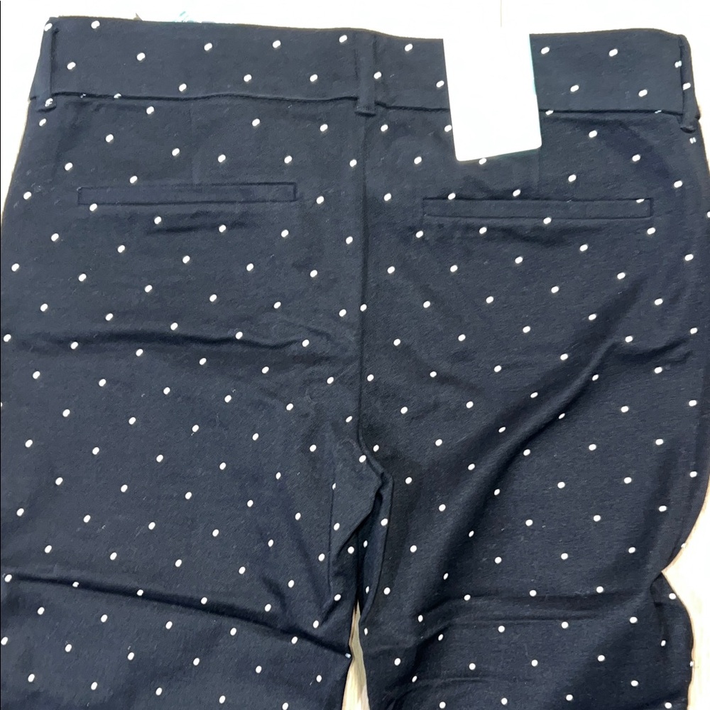Old Navy Black Pixie Polka Dot Ankle Pants - NWT - Picture 4 of 9